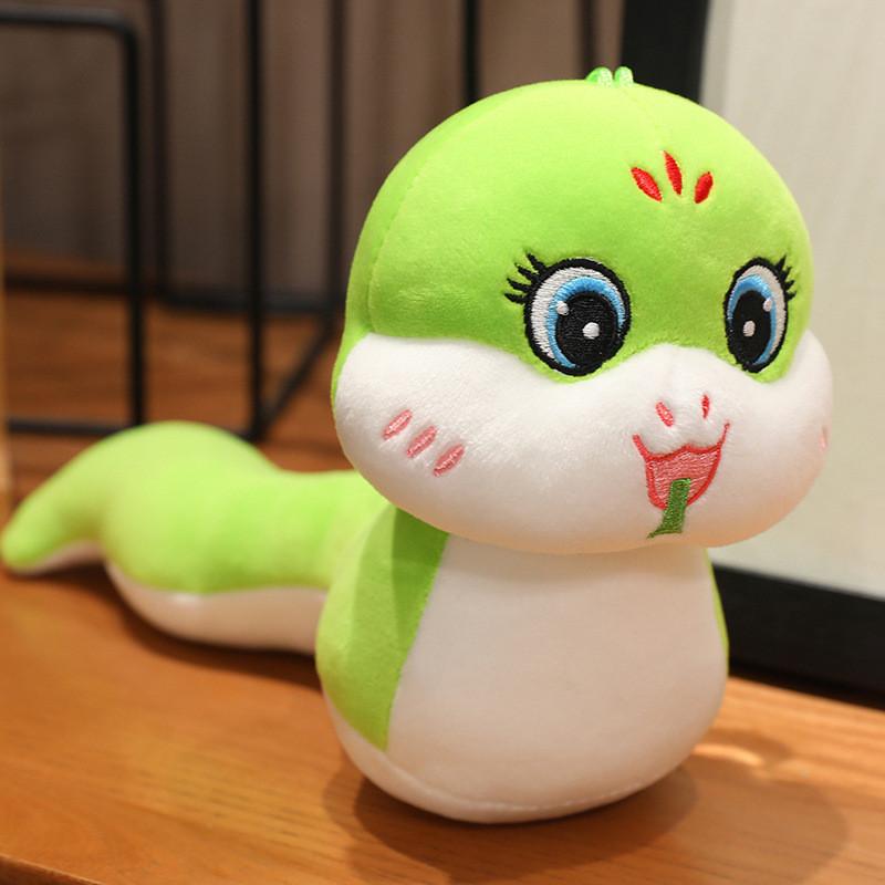 Year The Of Snake Mascot Plush Toy Animal Stuffed Doll Home Gift Decoration