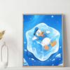 DIY Diamond Painting Donald Duck on Ice Cubes Cross Stitch Kit Mosaic Art Diamond Painting Full Circle Diamond Home Decoration