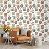 Cross-border Circus Waterproof PVC Bedroom Wallpaper and Wall Stickers