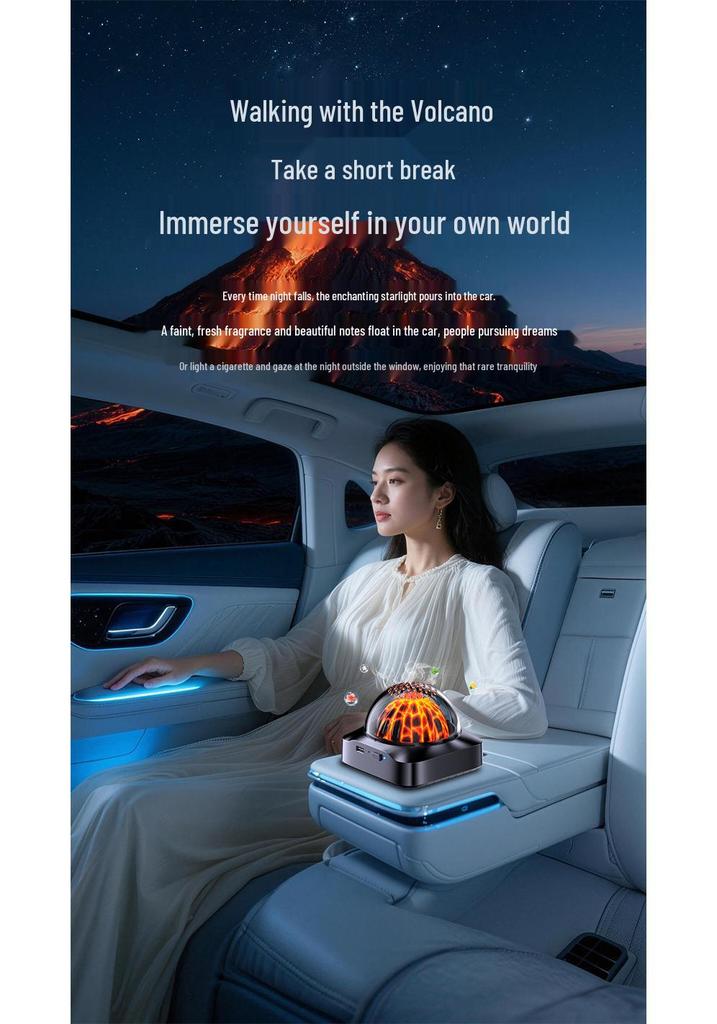 2026 Car Aroma Diffuser Volcano: Automatic High-End Long-Lasting Fragrance Deodorizer