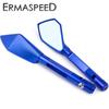 Universal Motorcycle Rear View Mirrors CNC Aluminum Handlebar Side Mirrors For MT07 MT09 MT10 MSX125 CB1000R Moto