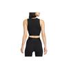 Nike Ribbed Logo Embroidered Sports Bra Women Underwear Black DM6070-010
