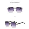 Women's Sunglasses, Double-beam Square Men's and Women's Outdoor Sunglasses.