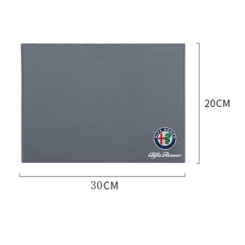 Car Towel Double-sided Coral Fleece Auto Cleaning Cloth For Alfa Romeo STELVIO Giulia 159 Giulietta 147 Mito 156 MTO Accessories