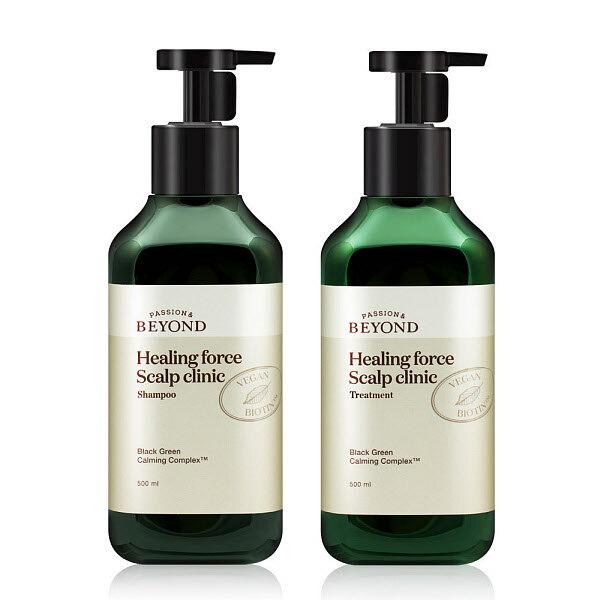 Beyond Healing Force Scalp Clinic Hair 2 Types (Shampoo + Treatment) Vegan Hair Loss Care (P003238761)