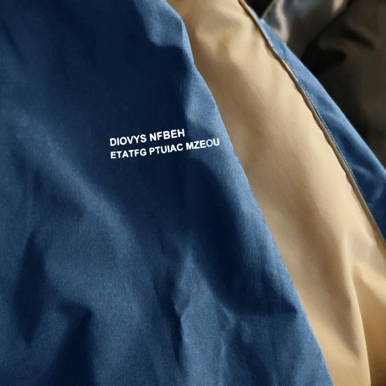 Herrenjacke, Farbblock, locker, Vintage, lange Ärmel, Reißverschluss, Stehkragen, winddicht, weich, Streetwear, Schule, Baseballmantel, Frühlings- und Herbstmantel