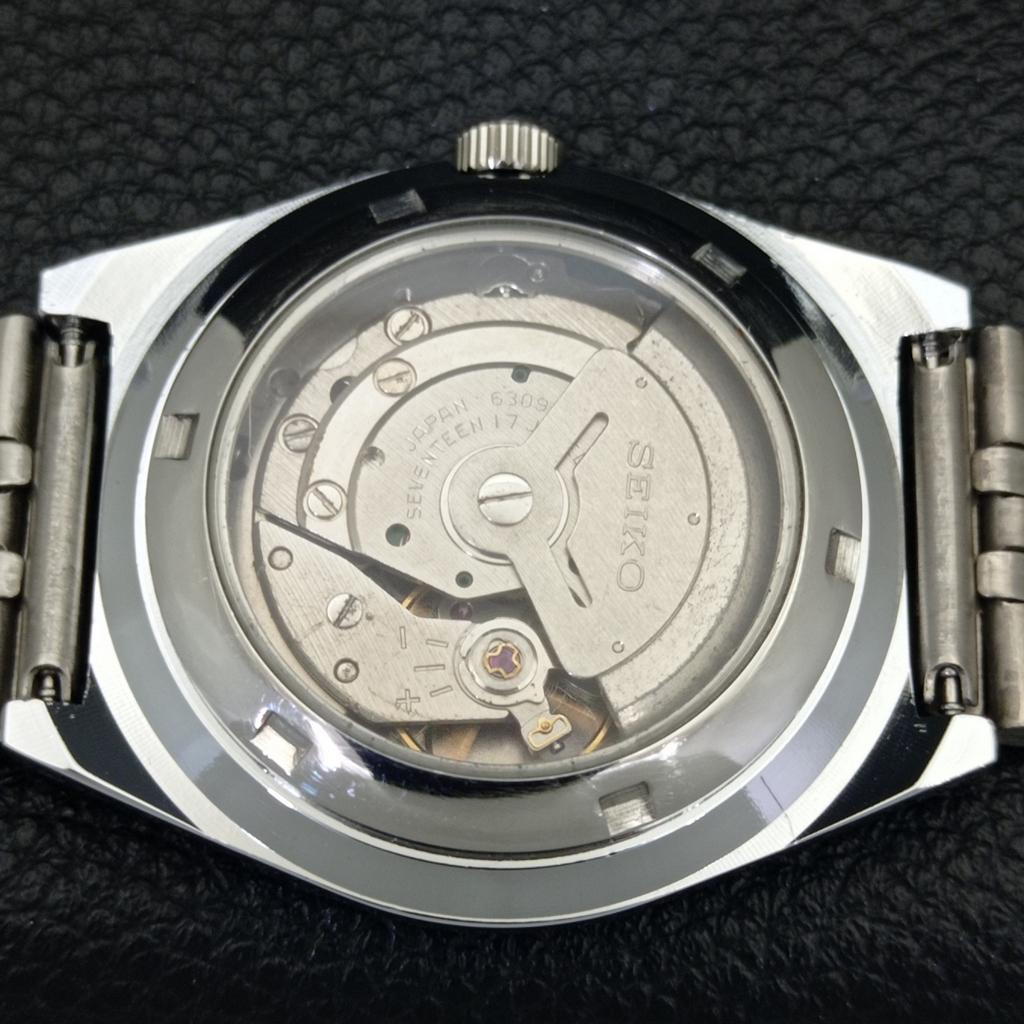 REFURBISHED SEIKO 5 AUTOMATIC 6309A VINTAGE JAPAN MENS SILVER WATCH A440883-4 Sk-a440883-1