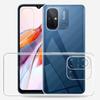 For Xiaomi Redmi 12C Clear Case Silicon Soft Cover For Redmi 12C Phone Case For Redmi12C 12 C Clear Ultra Thin Bumper Coque