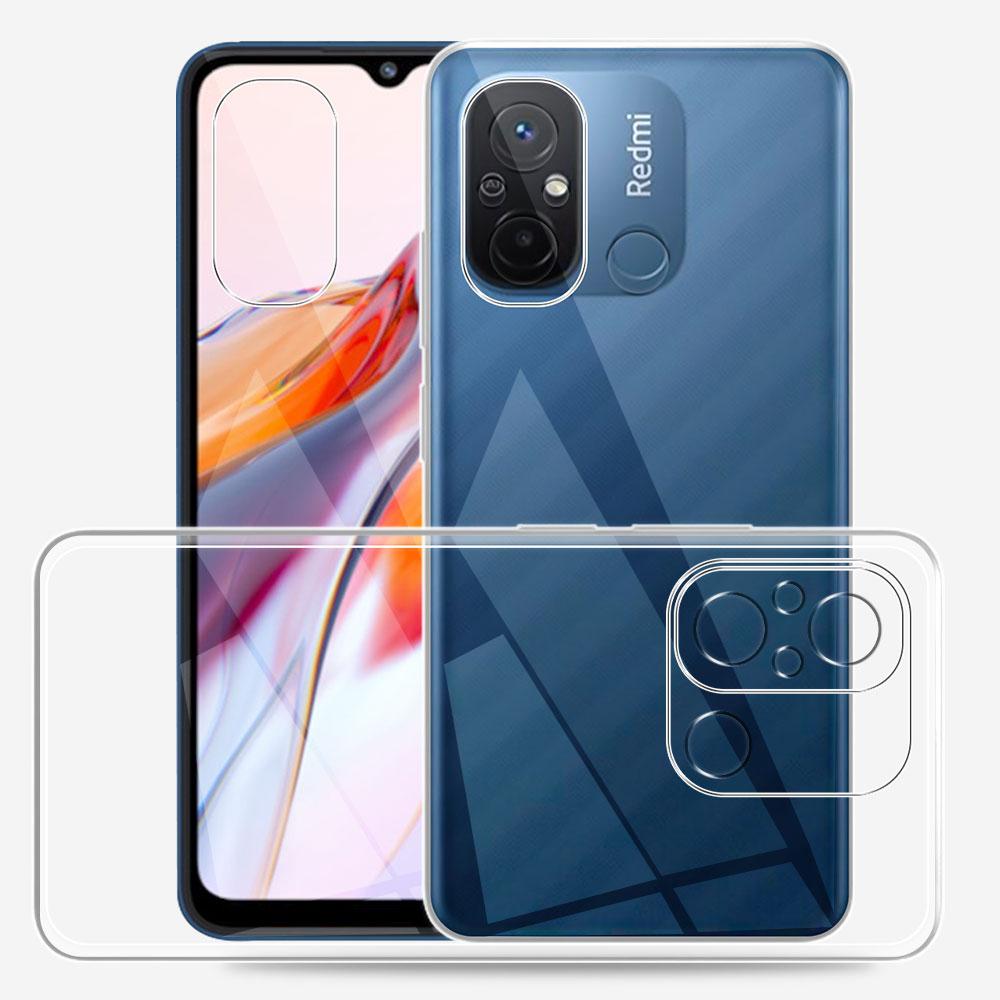 Para Xiaomi Redmi 12C Capa Transparente de Silicone Macio para Redmi 12C Capa de Telefone para Redmi12C 12 C Capa Protetora Ultra Fina Transparente