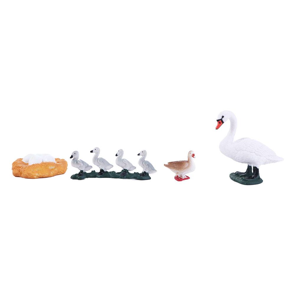 Growth Cycle Miniature Life Cycle Figures Cycle Duck Figurine White Goose Growth Cycle Simulation