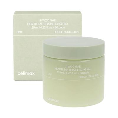 Jiwoogae Heartleaf BHA Peeling-Pad 125ml (60 Pads), Feuchtigkeitsspendend, Kbeauty, Koreanische Kosmetik, Probe