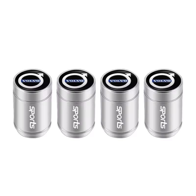 

Car Wheel Tire Valves Cap Tyre Air Caps Case Decor Accessories For Volvo XC90 XC60 V50 S60 V70 V60 V40 S90 olestar AWD XC40 S80