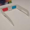 10/50/100 Pairs 3D Glasses Anaglyph Images Foldable Design Red/Blue Filters Paper Glasses Fashion Accessories