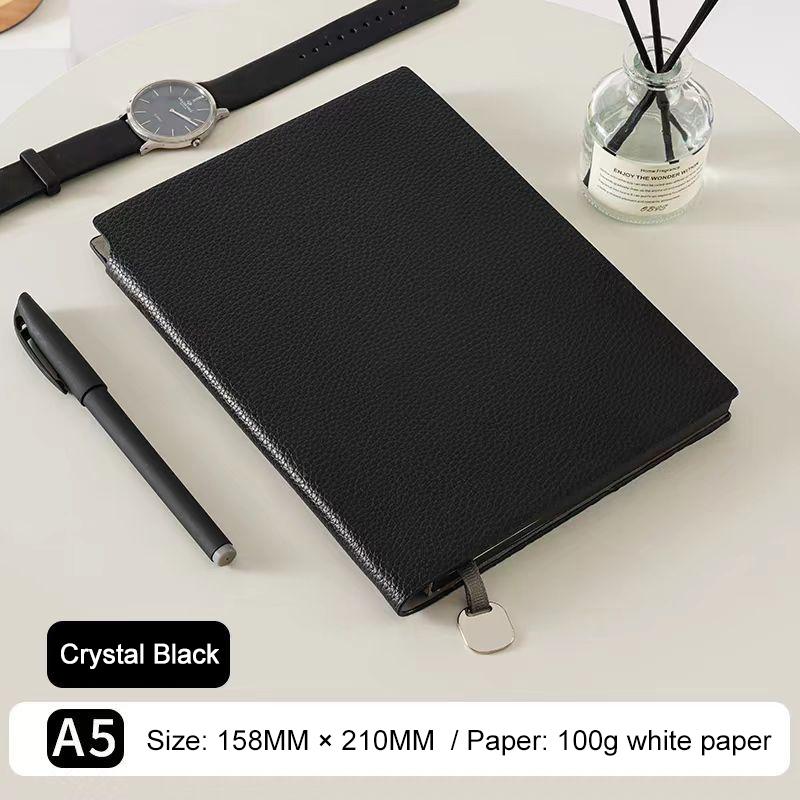 1Pcs Notebook A5 Imitation Leather Business Notebook Set Thickened Soft Leather Surface Stationery
