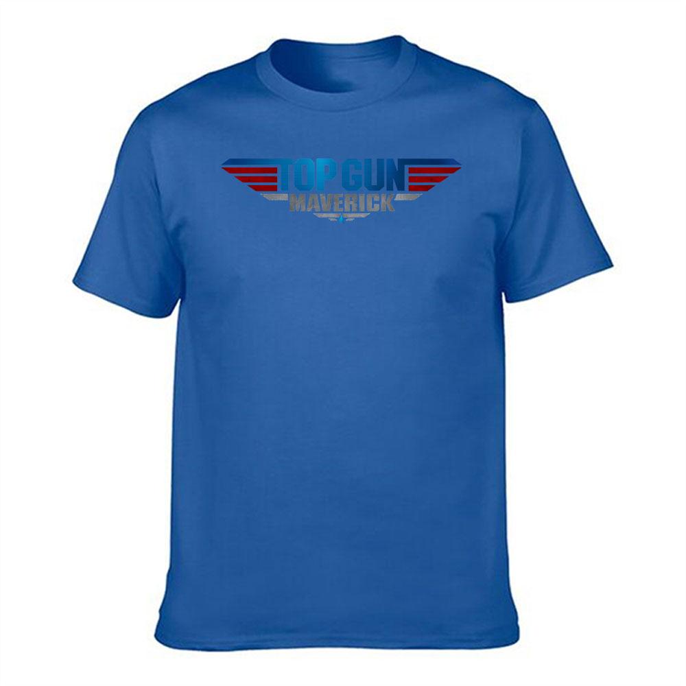 Unisexs  Cotton Top Gun Maverick Graphic TShirt Classic Movie Logo Print Casual Tees Breathable Short Sleeve Summer Tops Fo