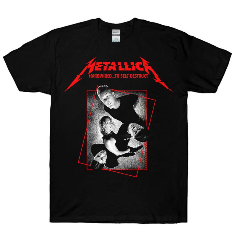 

Черная футболка унисекс Metallica Hardwired Self Destruct Group
