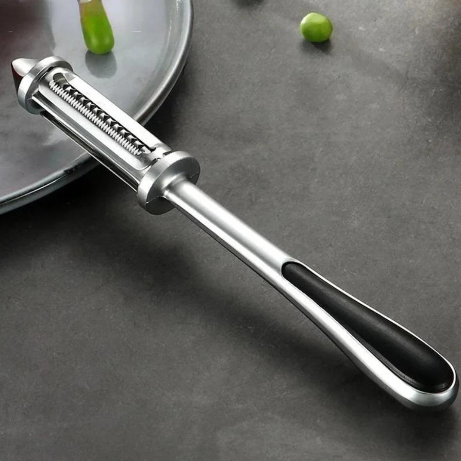 Stainless Steel Multi-Purpose Swivel Peeler Household Kitchen Fruit & Vegetable Tool with Zinc Alloy New Design for Easy Peeling
