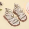 Girls Soft Sole Summer Sandals Outdoor Beach Shoes Strappy Design Lightweight Flexible Sole Toddler Little Kid Footwear