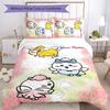 3pcs Chiikawa Cover Set - Personalized Name, HD Printed Bedding with 1 Cover and 2 Pillowcases - Perfect for Home Decor, Easy Care