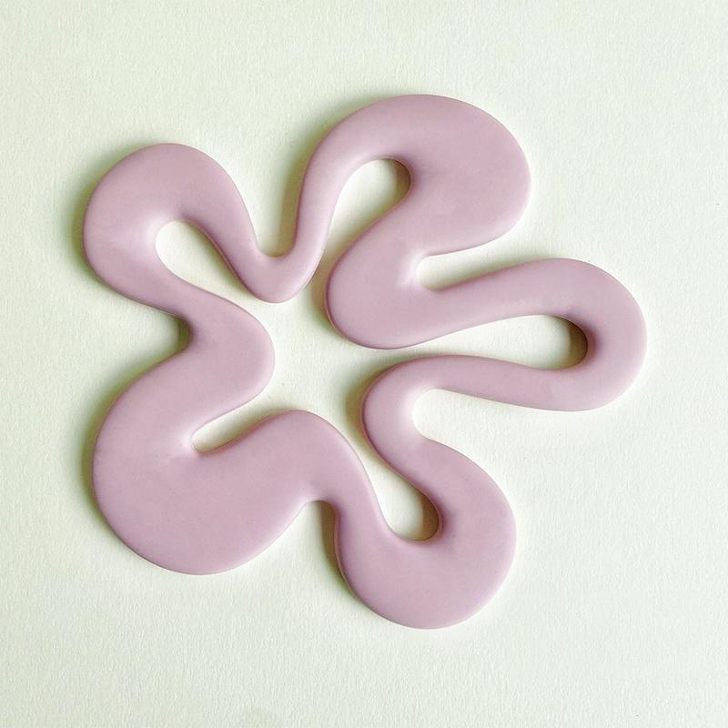 Irregular Flower Shape Coasters Skid Insulation Cup Mat Antiskid Pat Reusable Kitchen Dishes Accessories Table Protector