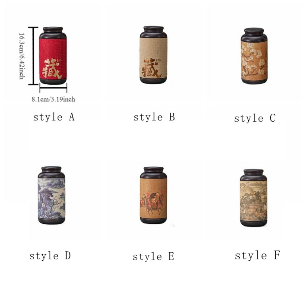 Portable Tea Can Vintage Metal Storage Box Decorative Accessories Tea Storage Jar Living Room