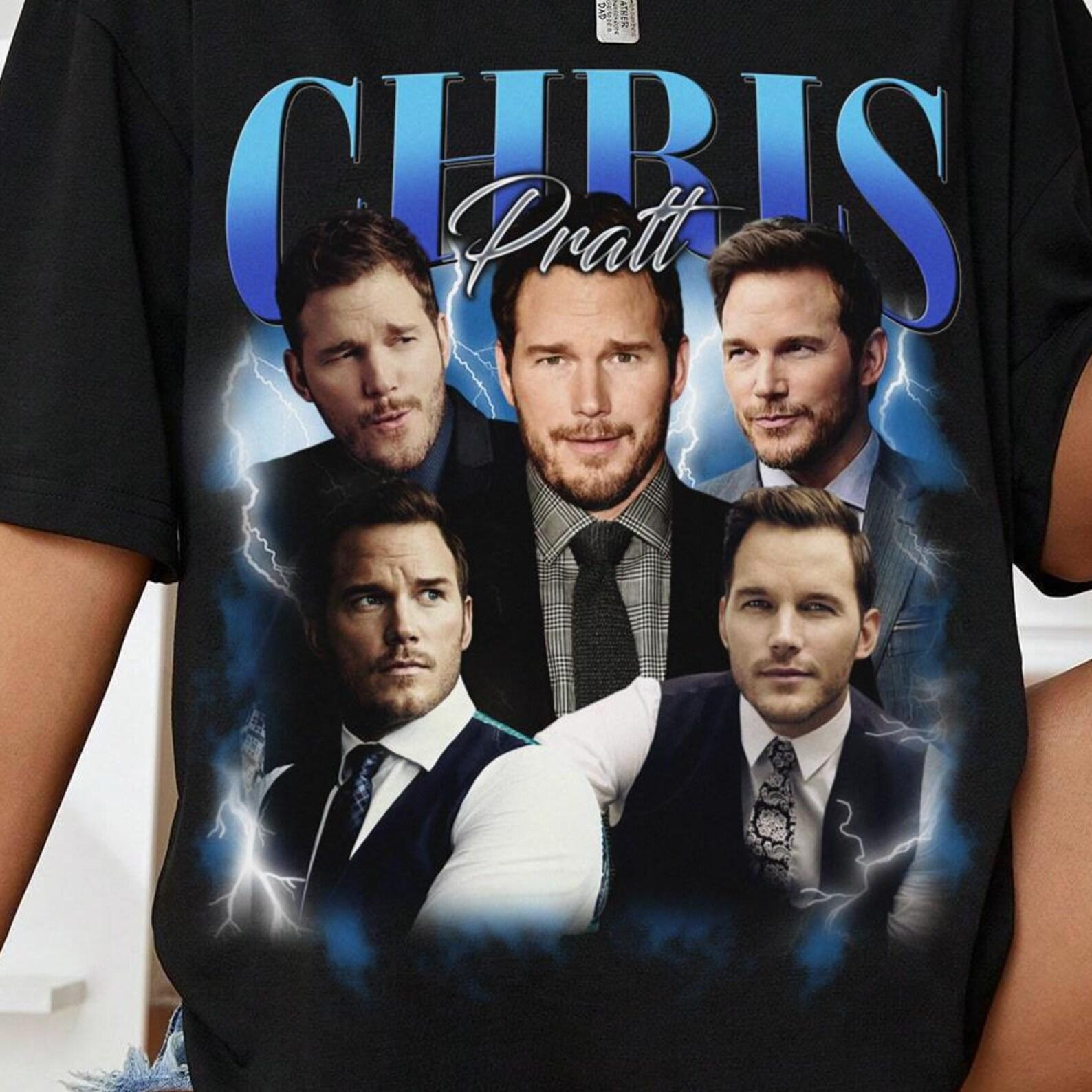 Retro CHRIS PRATT T-Shirt - Chris Pratt Vintage Shirt, Chris Pratt 90 s Homage Tees, Chris Pratt Tribute Shirt, Funny Chris Pratt Fans Gift| S