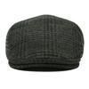 JANGOUL Newsboy Caps Men Wool Blend Flat Cap Winter Warm Hat Driving Hats Gastby Ivy Caps for Male Vintage British Beret