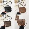 Elegant Vintage Saddle Bag For Spring Fashion Stylish Pu Shoulder Crossbody Bag