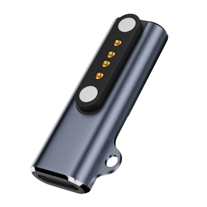 

Portable Magnetic Charging Adapter Connector Converter Suitable for Smartwatch Featuring Type C Port Enables Convenient