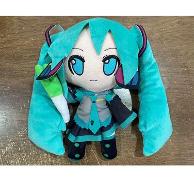 **New 24.5cm Hatsune Miku Plush Fuwafuwa Anime Kawaii Cute Cool Toys Dolls Plush Room Car Desk Decoration Birthday Gifts For Fan