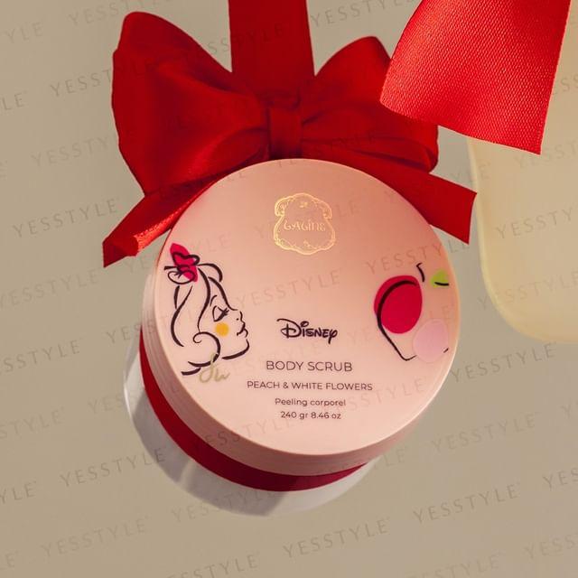 Laline - Disney Snow White Body Scrub Peach & White Flowers 240g