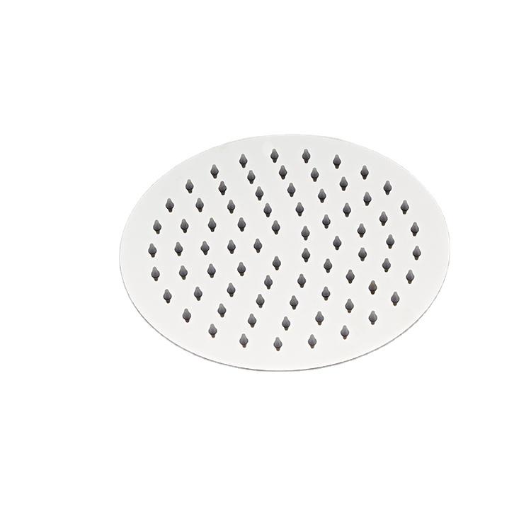 Modern Chrome Finish Hotel Use Round Shape Stainless Steel 304 Rainfall Shower Head with Pause Function for Bathroom Faucet Stainless Steel