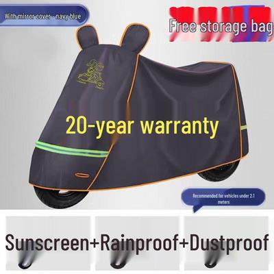 Strapazierfähige Vollabdeckung für Elektro-Motorrad & Roller - Sonnen- & Regenschutz