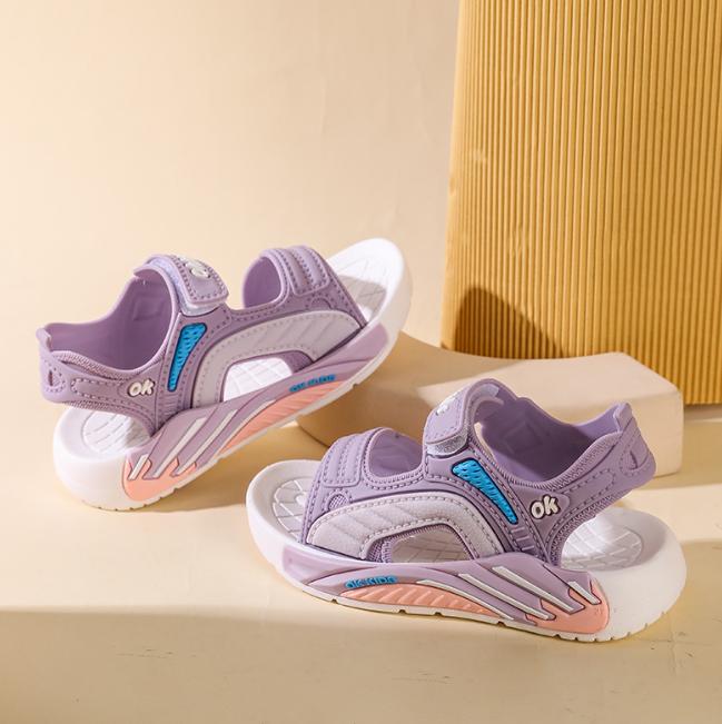Summer Sandals for Girls Boys Breathable Sport Sandals Summer Sandals Casual Beach Shoes Soft Sole Kids Shoes Non-slip Sandalias