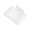 LISM Adhesive Transparent Draining Soap Dish