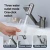 3-Mode Shower 360 Swivel Tap For Food Prep Area Easy To Install 304 Stainless Steel Easy Installation Kitchen Faucet