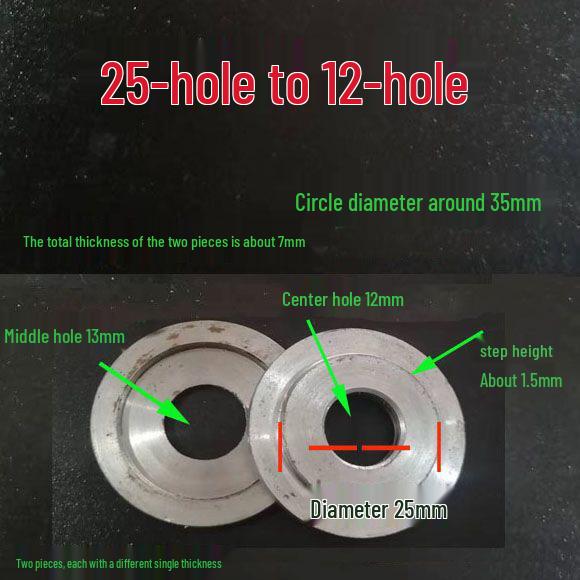 Pressure Plate Jade Carving Washer Gasket Reducer: Large To Small Hole Conversion Pad