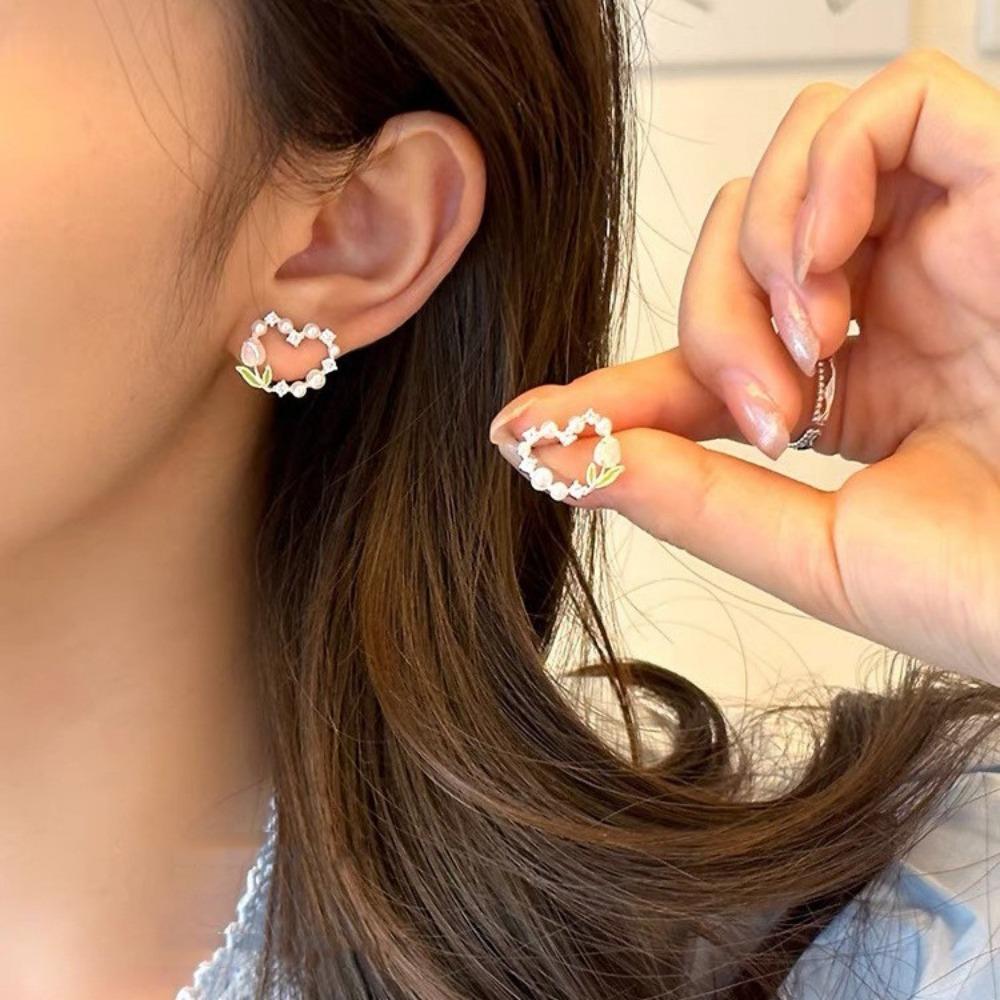 High-end Temperament Silver Earrings for Women