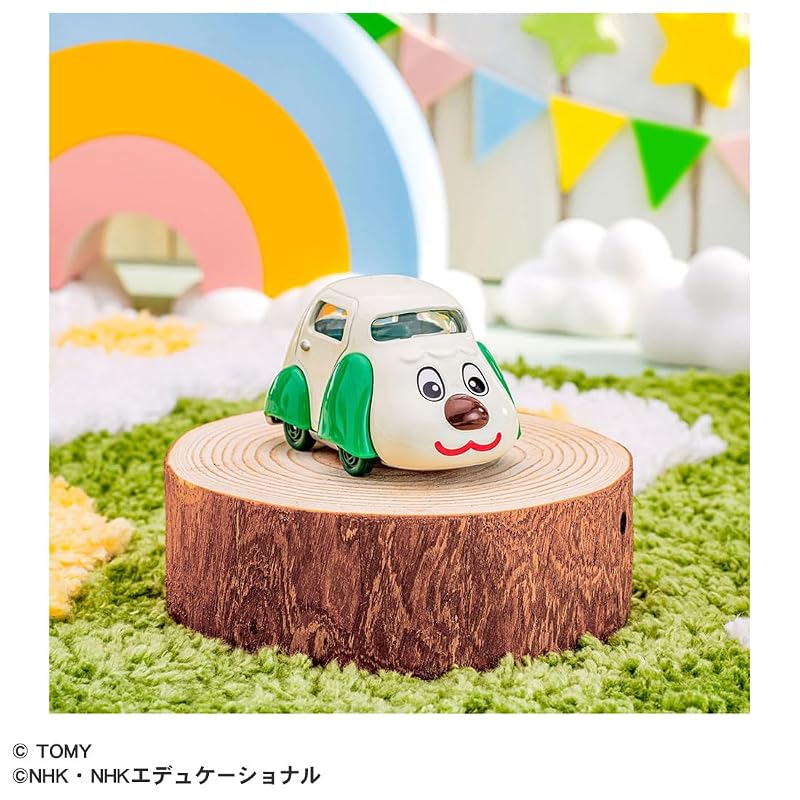 TAKARA TOMY Tomica Dream Tomica No. 155 Inai Inai Baa! Wanwan Car Miniature Car Toy (Ages 3 and Up)