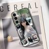 K-Karina A-AespaS Phone Case For Samsung Galaxy A73,A72,A71,A70,A53,A52,A51,Soft Silicone Black Cover
