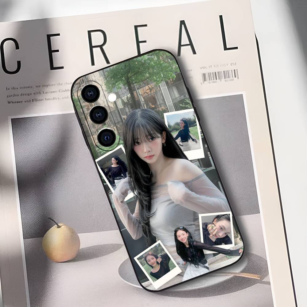 K-Karina A-AespaS Phone Case For Samsung Galaxy A73,A72,A71,A70,A53,A52,A51,Soft Silicone Black Cover