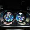 2pcs Aurora Coasters Car Water Cup Pad Holders Non-slip Rubber Mat for Bottle Holder Coaster Auto Interior Anti-skid Cup Holders