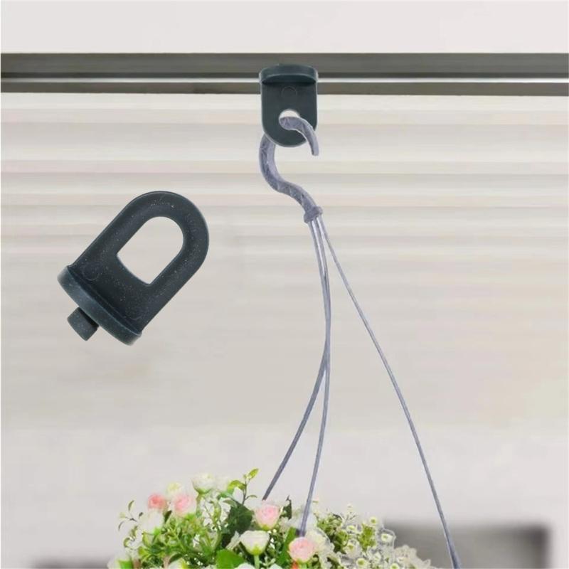50Pcs Plastic Rings Buckle Garden Outdoor Accessories Greenhouse Hanging Hook Hanger Plant Hanging Clips Hook Plastic