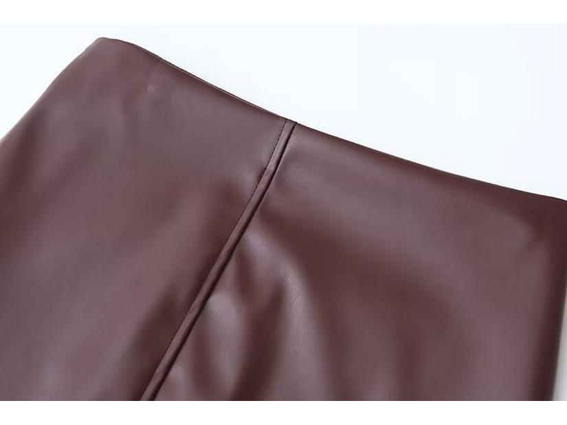 2024 Fall Women's European & American Style Long Sleeve Top & Short Skirt Set