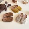 Meisjes Pantoffels Buitenshuis Uitgehold Trendy Kindersandalen Casual Zachte Zool 2025 Zomer Nieuw Kinderen Strand Schoenen Antislip Ins