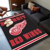 Red Wings Logo Area Rug Suitable for Indoor And Outdoor,Carpets for Kitchens, Homes, Offices, Living Rooms,Home Decor,Christmas Gift