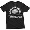 Book Lover Shirt Abibliophobia Fear of Running Out of Books To Read Shirt Books Library T-Shirt