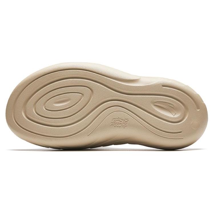Anta Dolphin Platform Sports Slippers Men's Light Brown 912428538-2