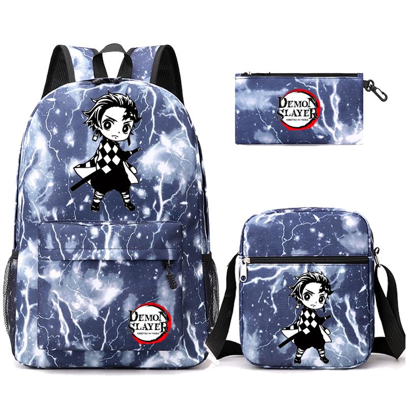 Anime Cosplay Velkokapacitní Bookbag Batoh Kreslený Laptop Unisex Studenti Chlapci Dívky Školní taška Cestovní ruksak Outdoorová taška