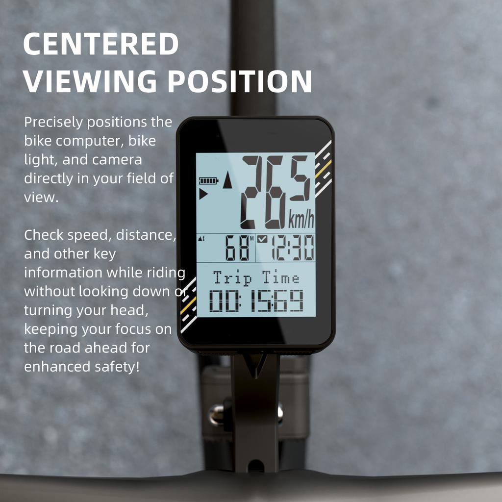 Bike Computer Mount Easy To Install Cycling Handlebar Extension Bracket Bicycle Handlebars Computer Mount for Garmin Speedometer